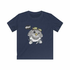 Cute Cartoon Owl With Goggles Kids Softstyle Tee -  - Shujaa Designs