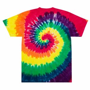 Unisex Oversized Tie-Dye T-Shirt - oversized tie dye t shirt classic rainbow back aeba - Shujaa Designs