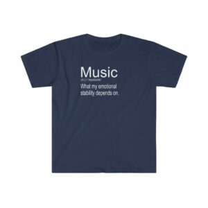 Music Definition Unisex Softstyle T-Shirt -  - Shujaa Designs