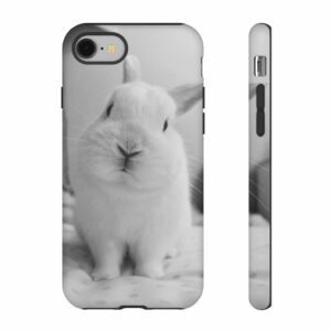 Cute White Bunny Rabbit Tough Phone Case -  - Shujaa Designs