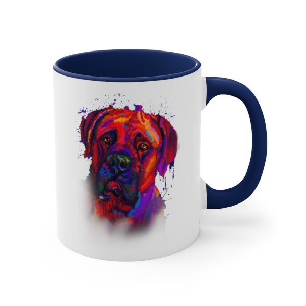 Bull Mastiff Accent Coffee Mug, 11oz - - Shujaa Designs