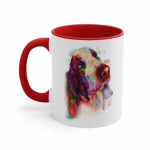 Bassett Hound Accent Coffee Mug, 11oz -  - Shujaa Designs
