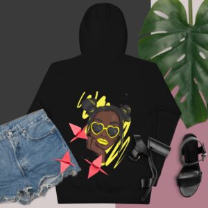 Private: Unisex Hoodie - unisex premium hoodie black back b dc e - Shujaa Designs
