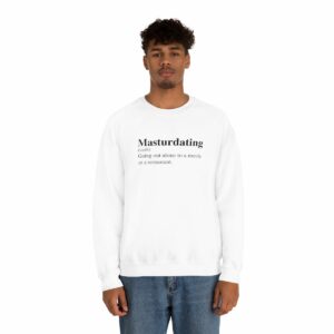 Masturdating Unisex Heavy Blend™ Crewneck Sweatshirt -  - Shujaa Designs
