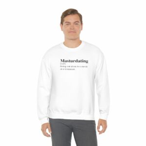 Masturdating Unisex Heavy Blend™ Crewneck Sweatshirt -  - Shujaa Designs