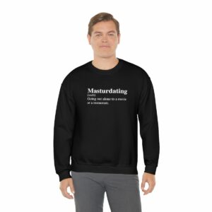 Masturdating Unisex Heavy Blend™ Crewneck Sweatshirt - - Shujaa Designs