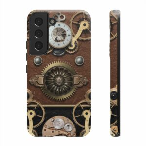 Steampunk Clock Tough Phone Case - - Shujaa Designs