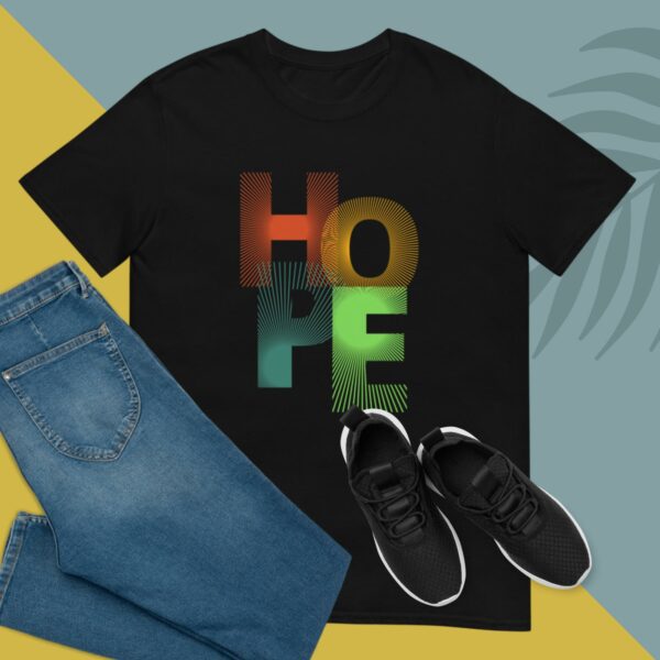 Private: Hope Short-Sleeve Unisex T-Shirt - unisex basic softstyle t shirt black front d - Shujaa Designs