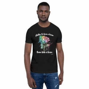 Private: Better To Lose A Lover Than To Love A Loser Unisex t-shirt - unisex staple t shirt black front d d d - Shujaa Designs