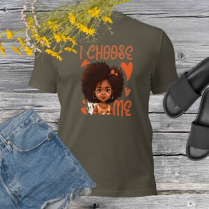 Private: I Choose Me Unisex t-shirt - unisex staple t shirt army front d ebba - Shujaa Designs